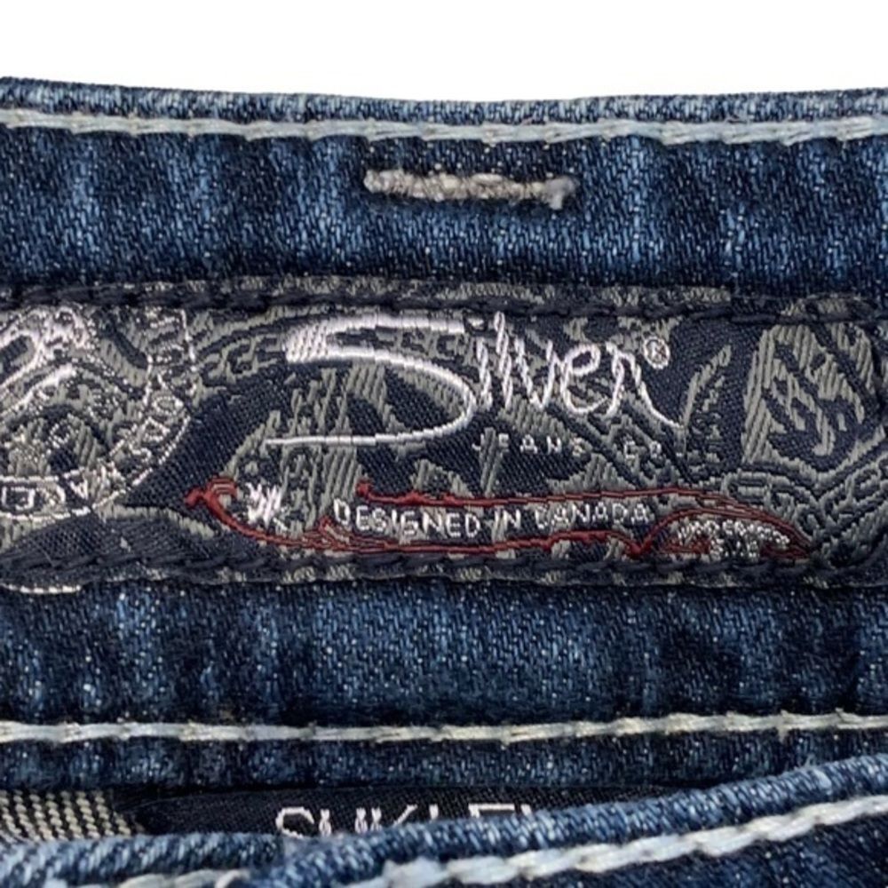 Silver Jeans Suki‎ Flap Pocket Capris 26 - Picture 4 of 13